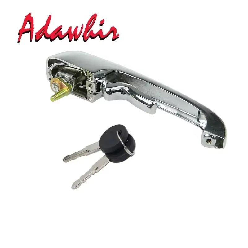 Poignée de porte avec clé pour Volkswagen, Tipo 2, T2, Kombi Mod.33, Iltis LT, LT 4x4, 2118ino 205N, 2518ino 205B