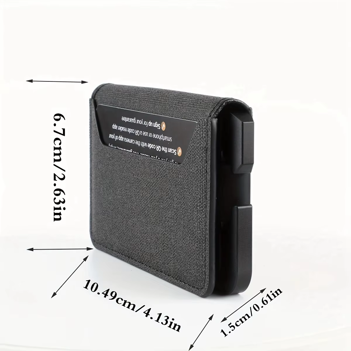 Portefeuille RFID minimaliste pour homme