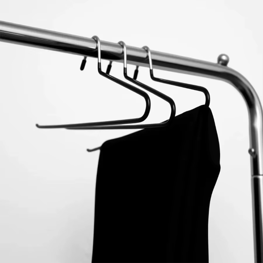 Cintre pour pantalons de Type oie, pour usage domestique, cintre pour pantalons, sans marquage, Clip antidérapant, porte-vêtements en plastique, rangement de placard
