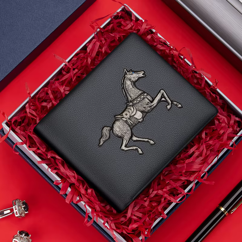 Portefeuille personnalisé en cuir pour hommes