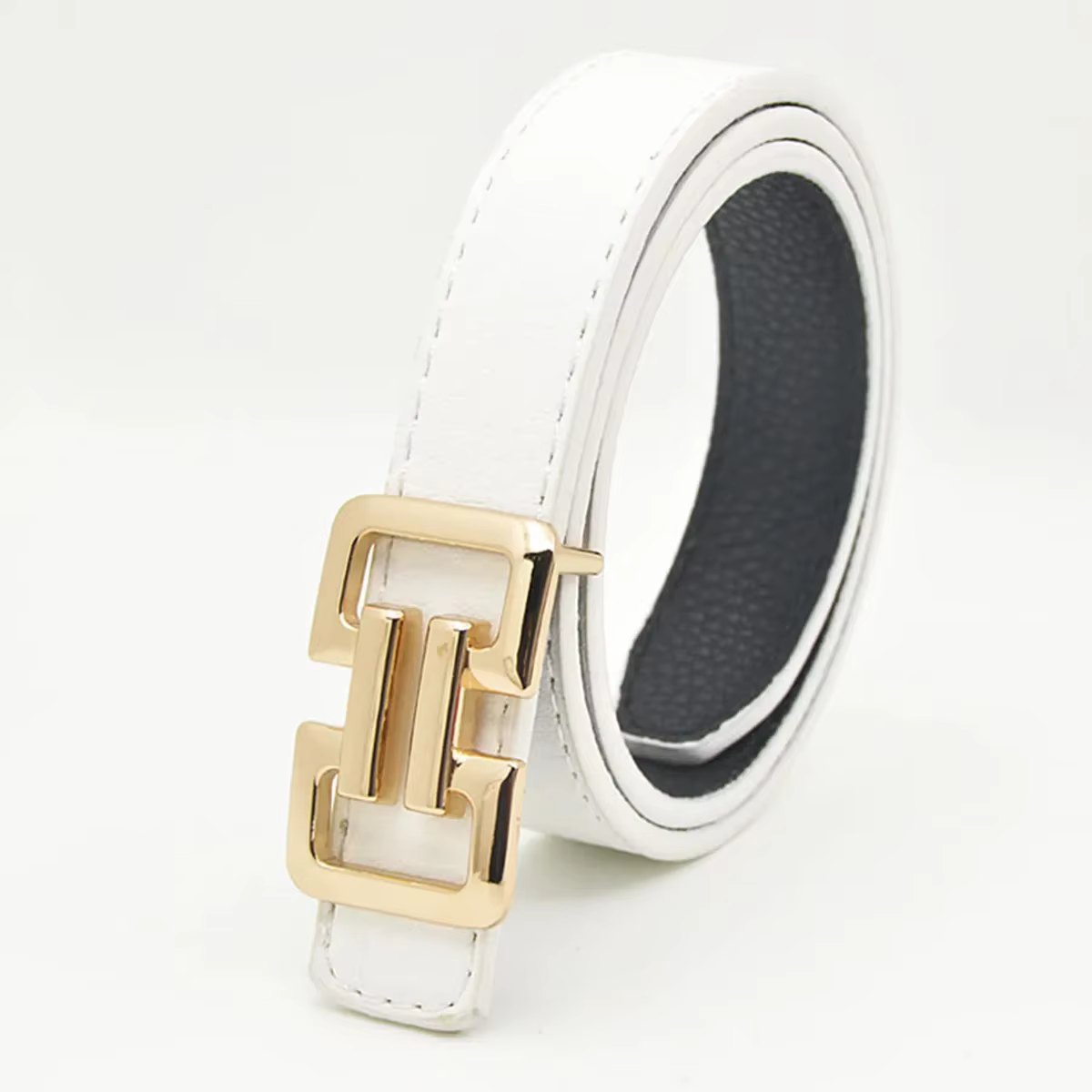 Ceinture en PU colorée pour femmes