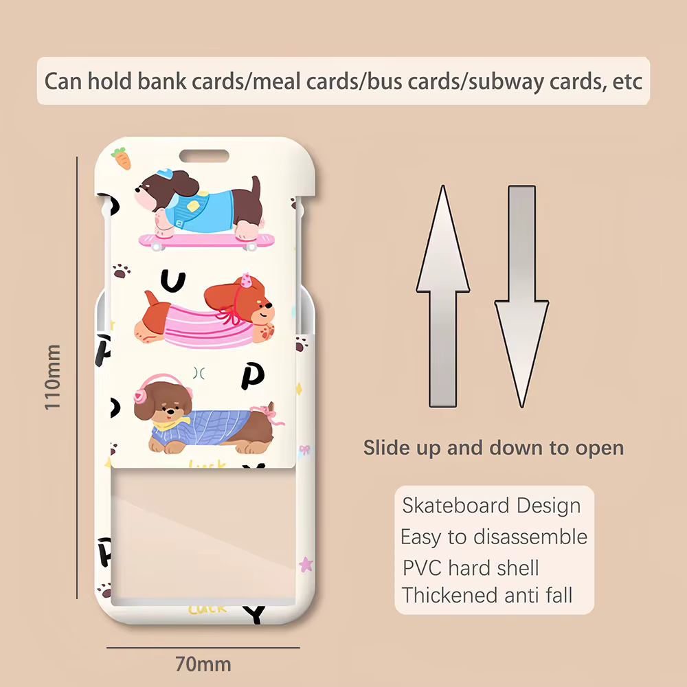 Porte-cartes personnalisés et lanières sur mesure avec votre propre photo