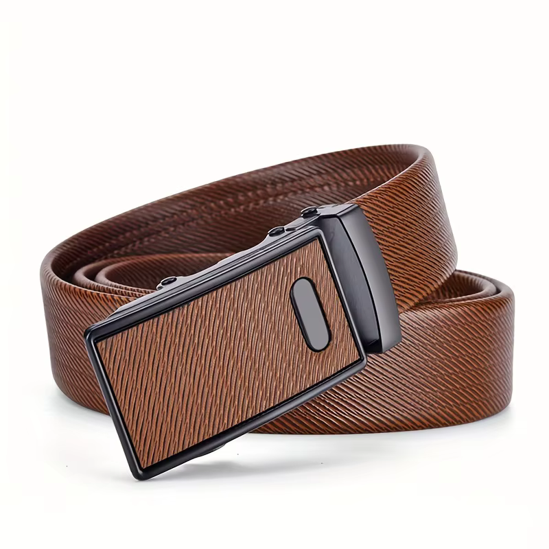 Ceinture pour hommes en métal boucle automatique marque