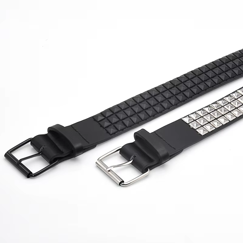 Ceinture à rivets Pyramid Fashion pour hommes et femmes