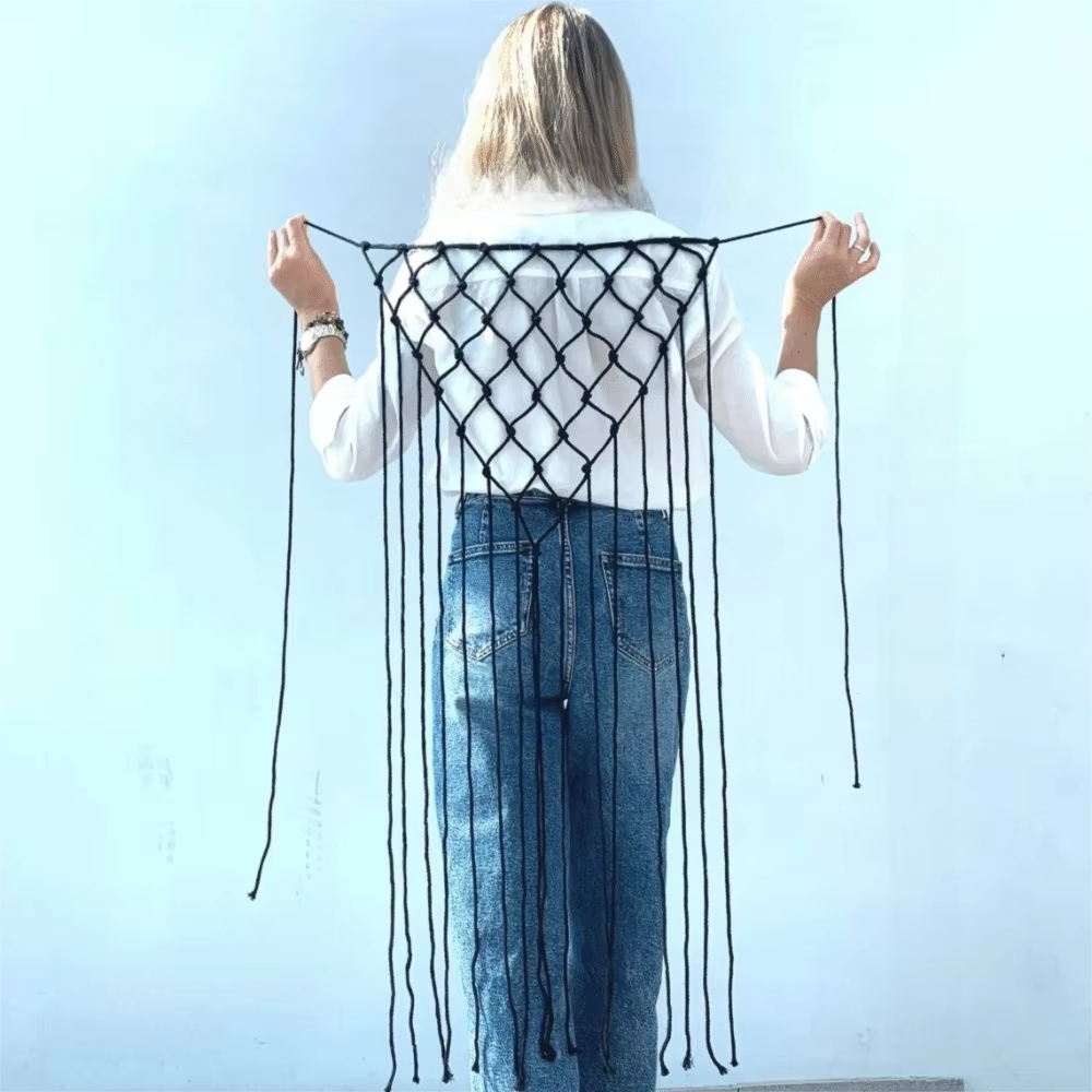 Ceinture en coton tissée à la main