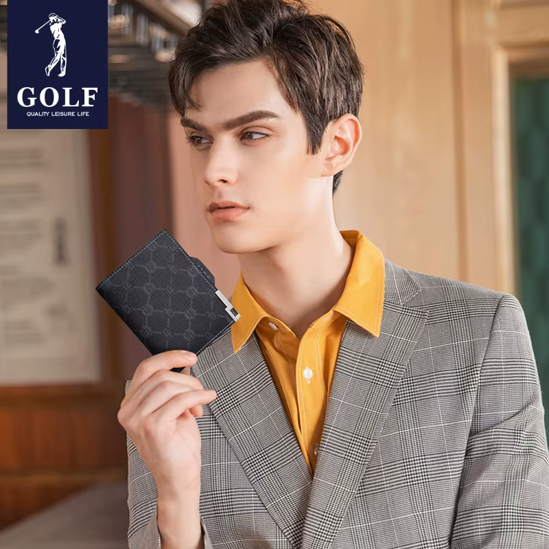 Portefeuille court de GOLF pour hommes