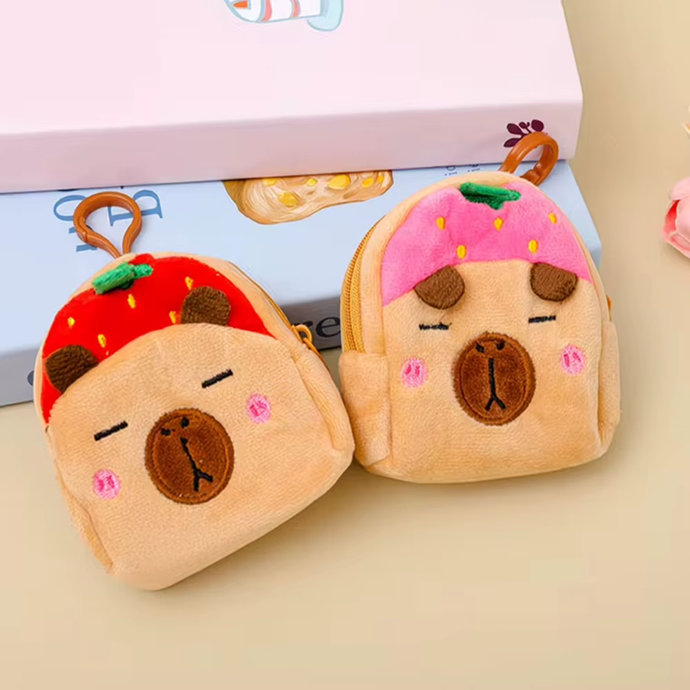 Mini porte-monnaie Capybara, parfait pour un usage quotidien et en voyage