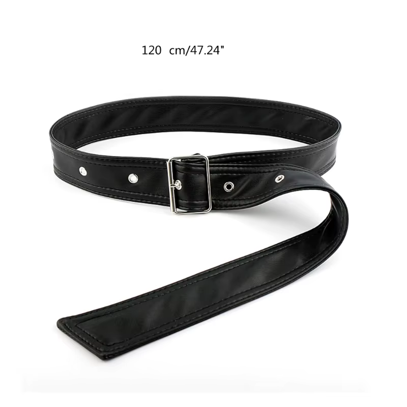 Ceinture de manteau en PU pour hommes et femmes