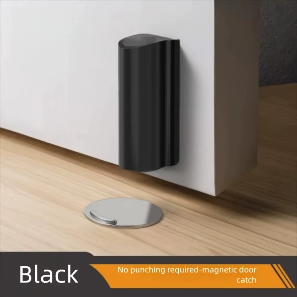Butée de porte magnétique – Empêche les dommages aux portes, protège les murs, compatible avec tous les matériaux de porte, quincaillerie de porte