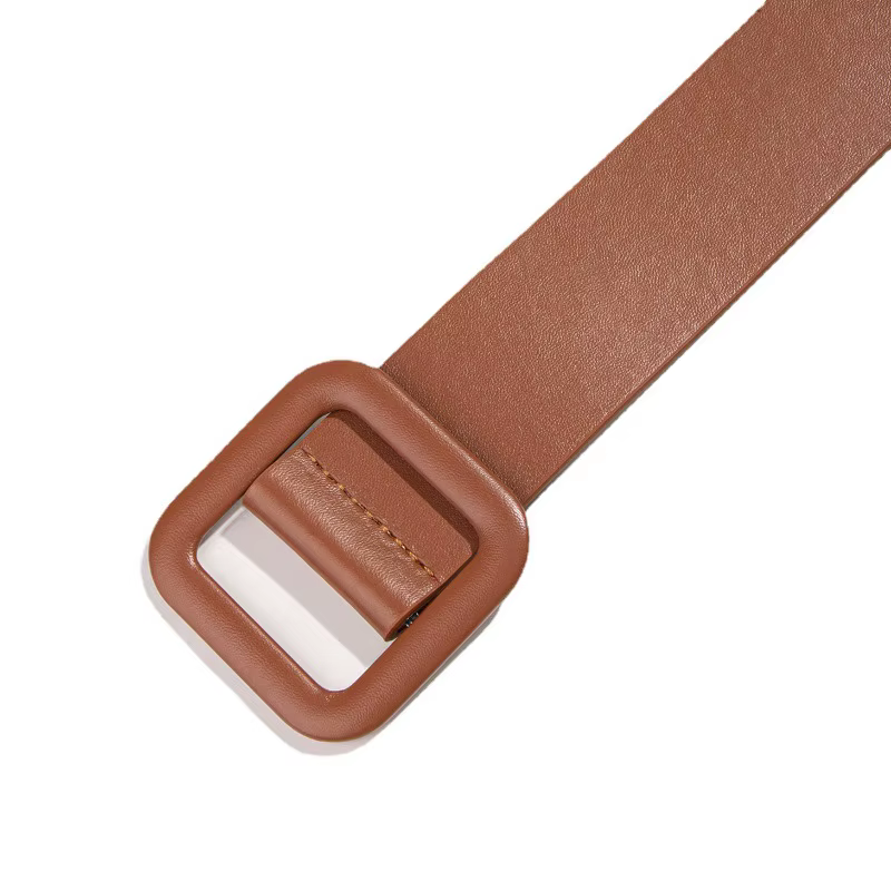 Ceinture à boucle carrée simple