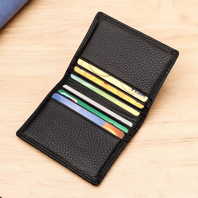 Porte-Cartes en Cuir Minimaliste pour Homme