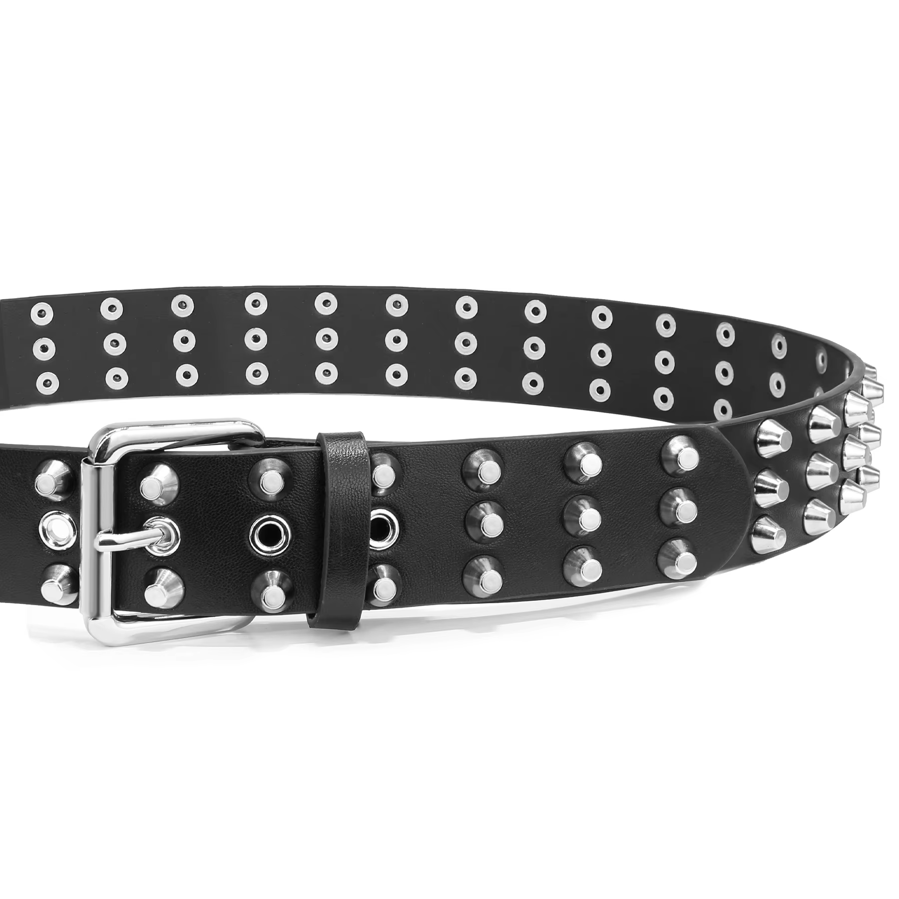 Ceinture cloutée Y2K pour femmes et hommes
