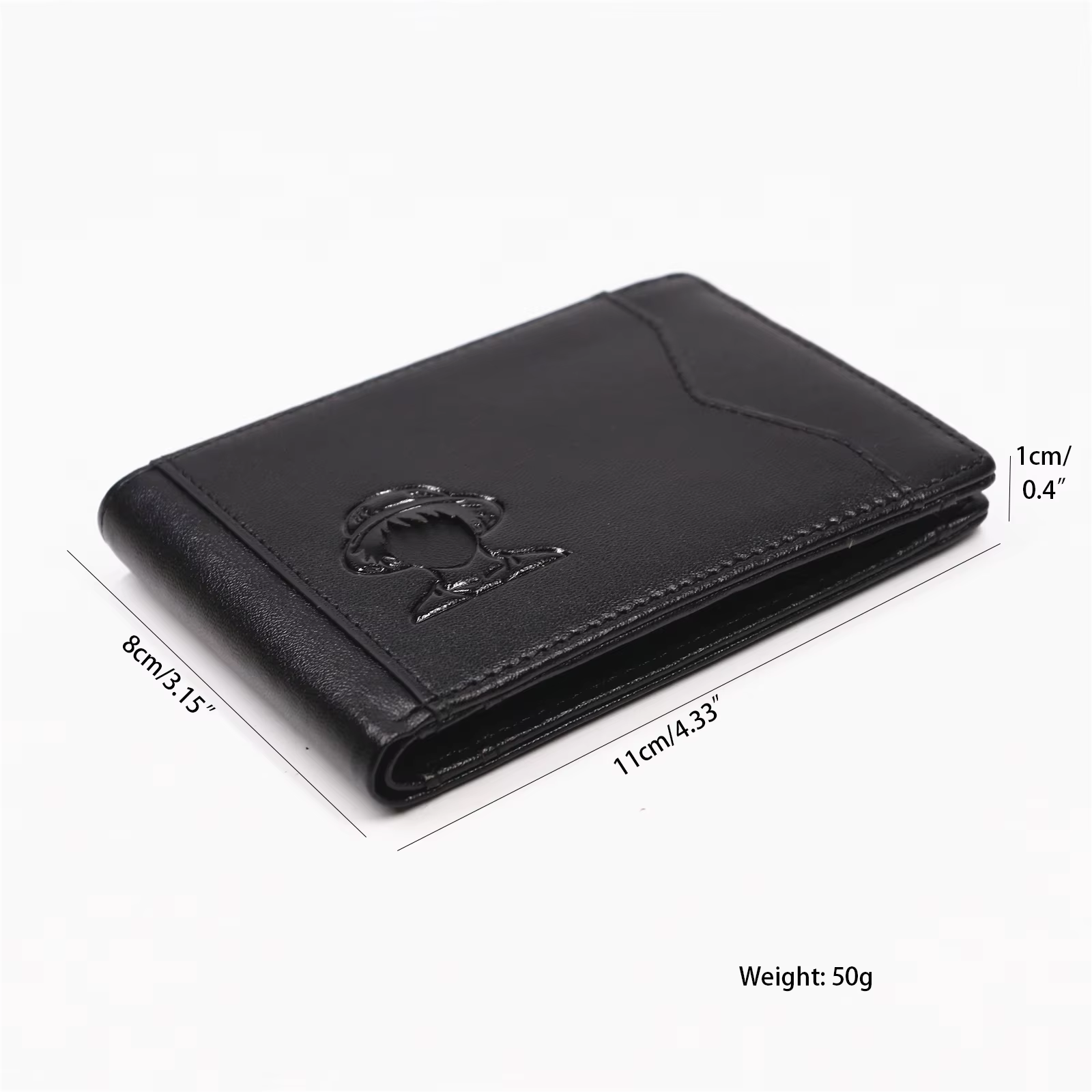 Portefeuille en cuir PU pour hommes