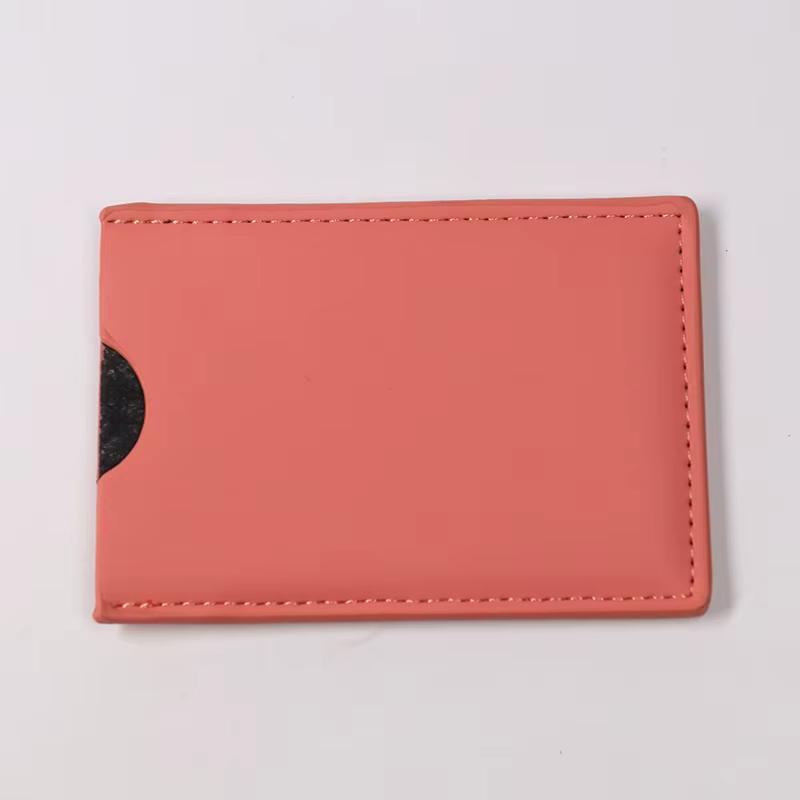 Portefeuille d'identité en cuir PU pour femmes et filles