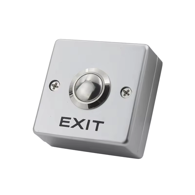 Bouton de sortie de contrôle d'accès à montage en Surface métallique, interrupteur poussoir 12V/24V pour porte ouverte