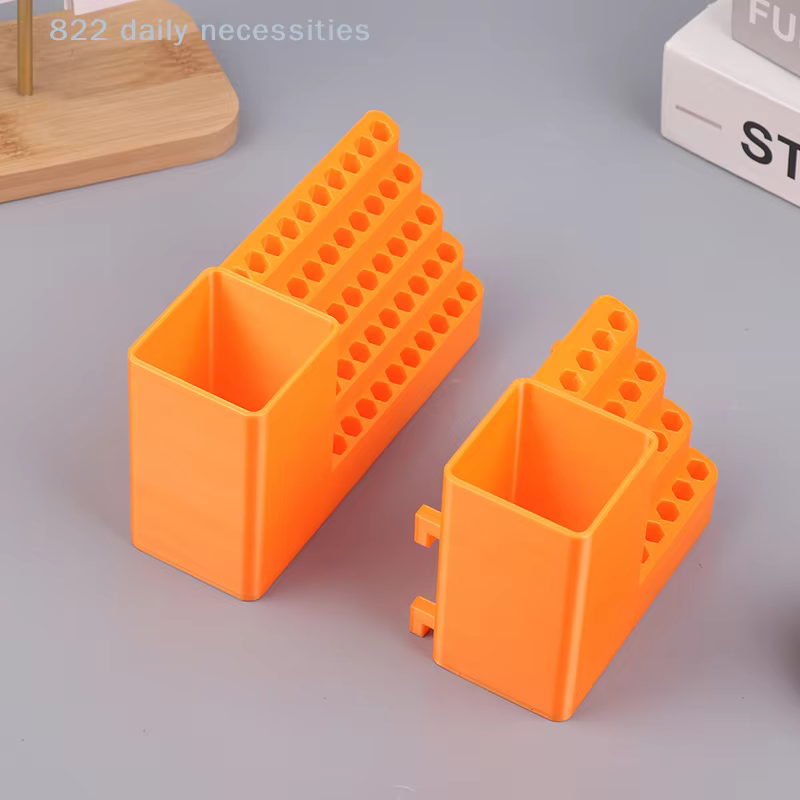 Support de perceuse 1 pièce, organisateur de forets 20/50 trous, support de tournevis pour panneau perforé, organisateur de tiges hexagonales, boîte à outils de rangement pour têtes de tournevis