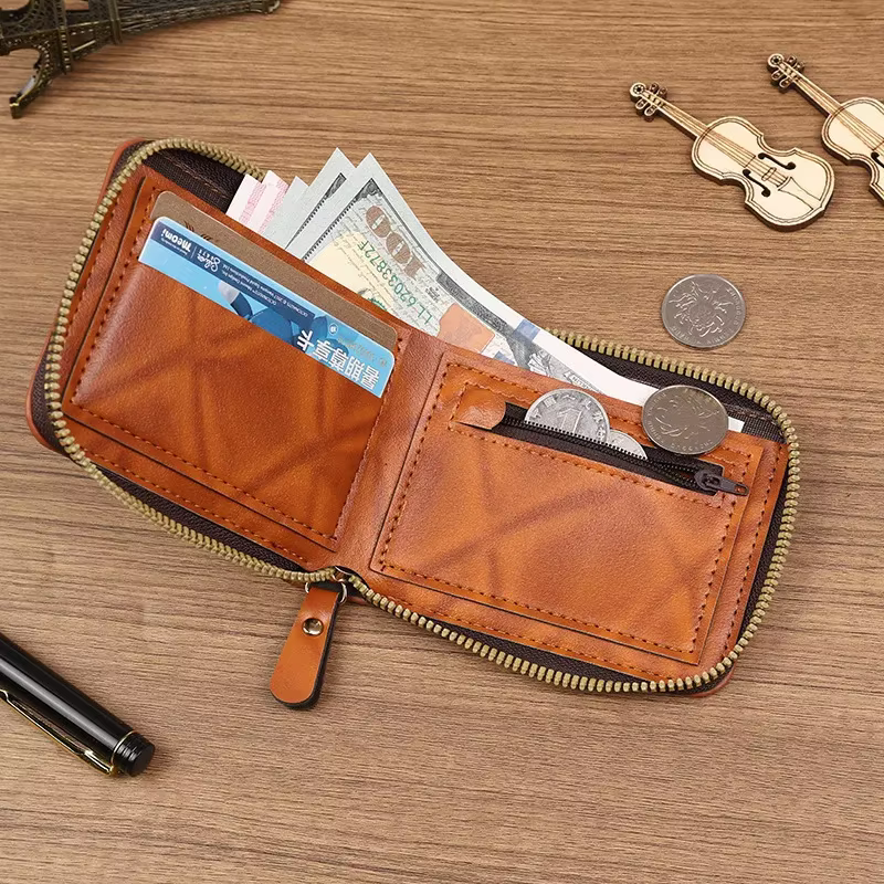 Cuir hommes portefeuille 2025 Dollar prix