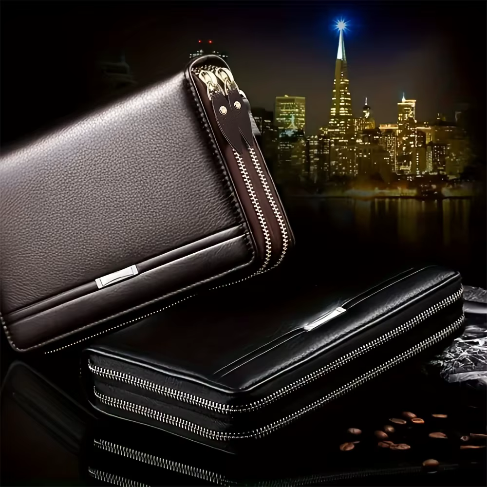 Portefeuille Long en cuir pour hommes