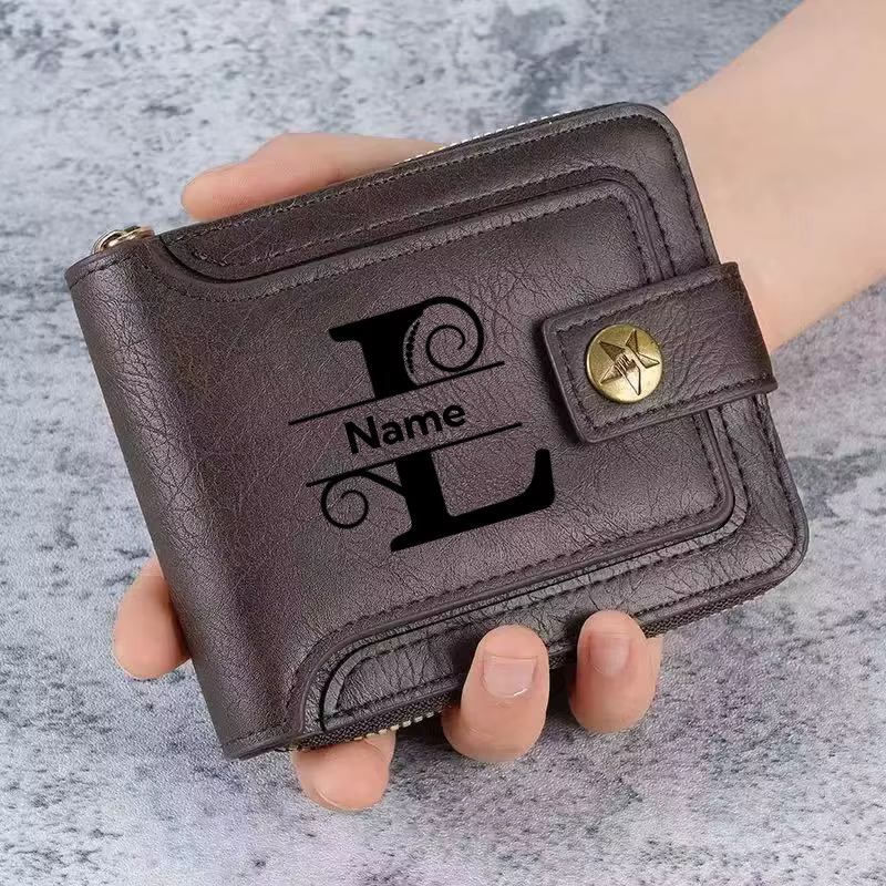Portefeuille personnalisé pour homme