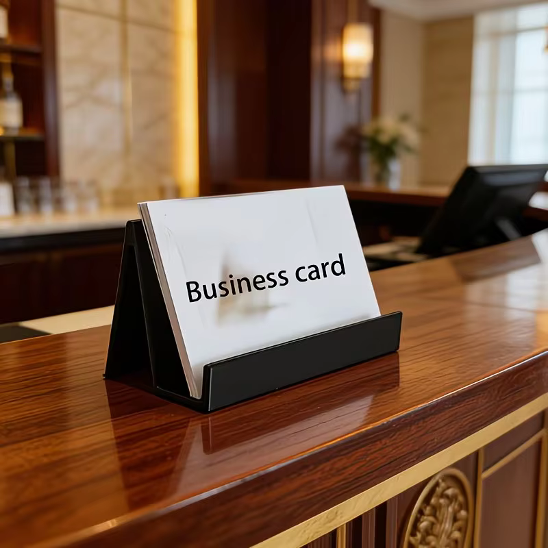 Porte-cartes de visite élégant et pratique