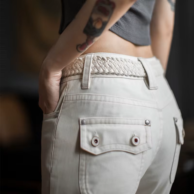 Maden Ceinture en cuir tissé pour femme