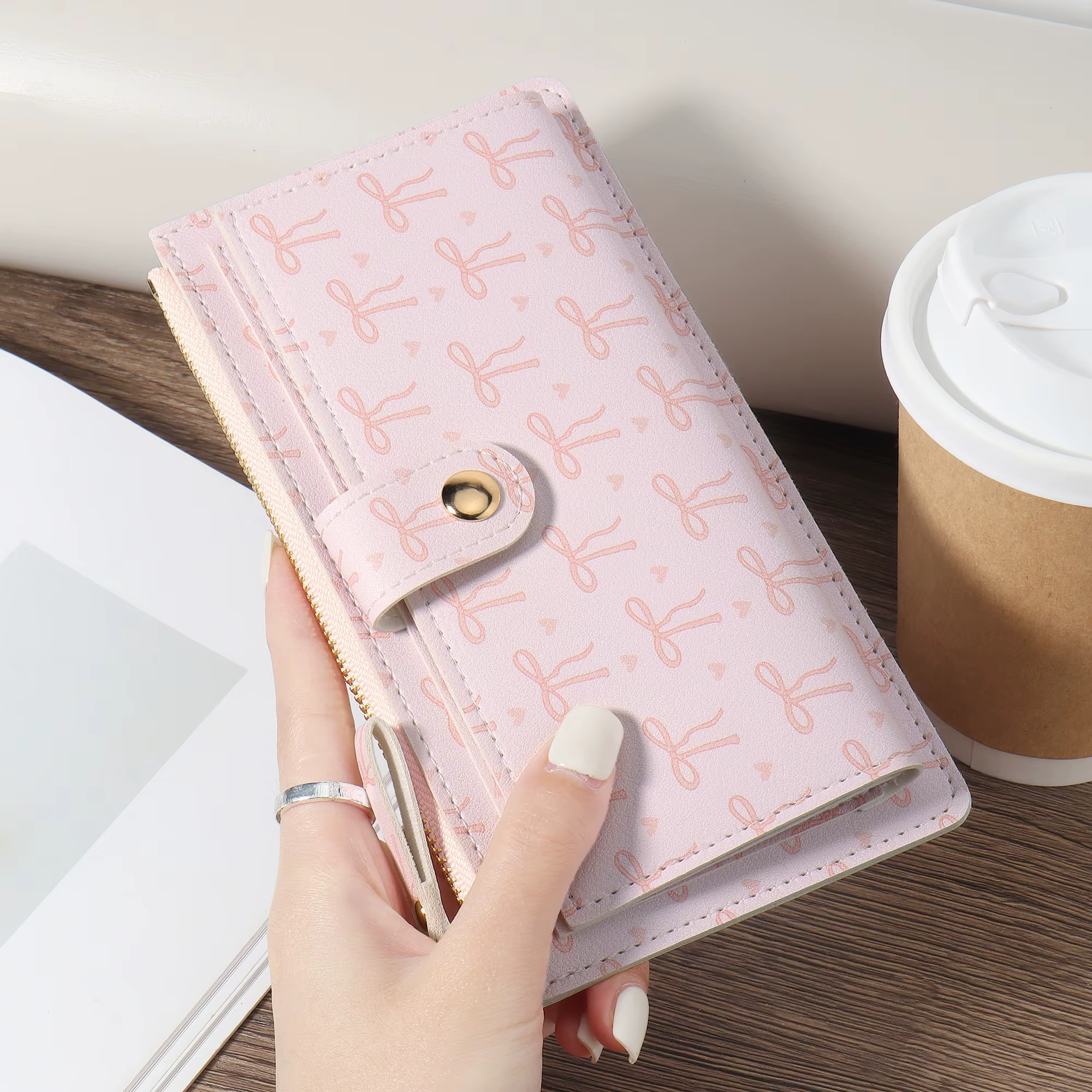 Portefeuille long pour femmes