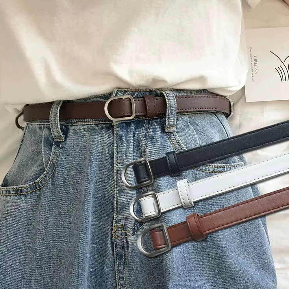 Ceinture en cuir PU de luxe pour femmes