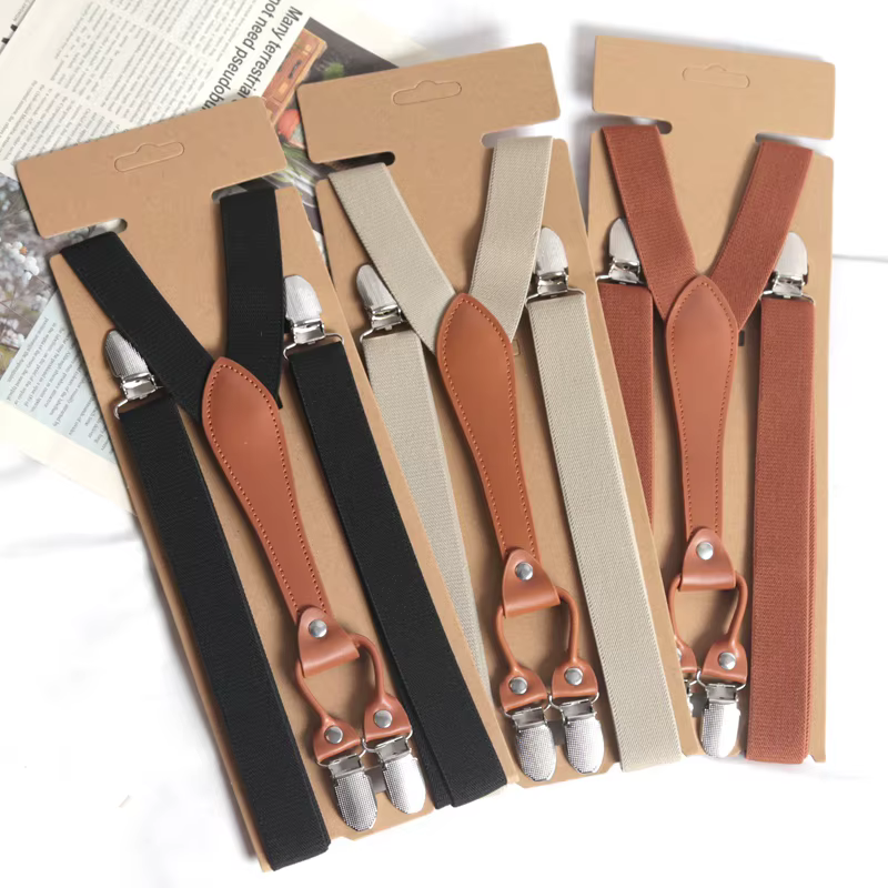 Bretelles Vintage de haute qualité pour hommes et femmes