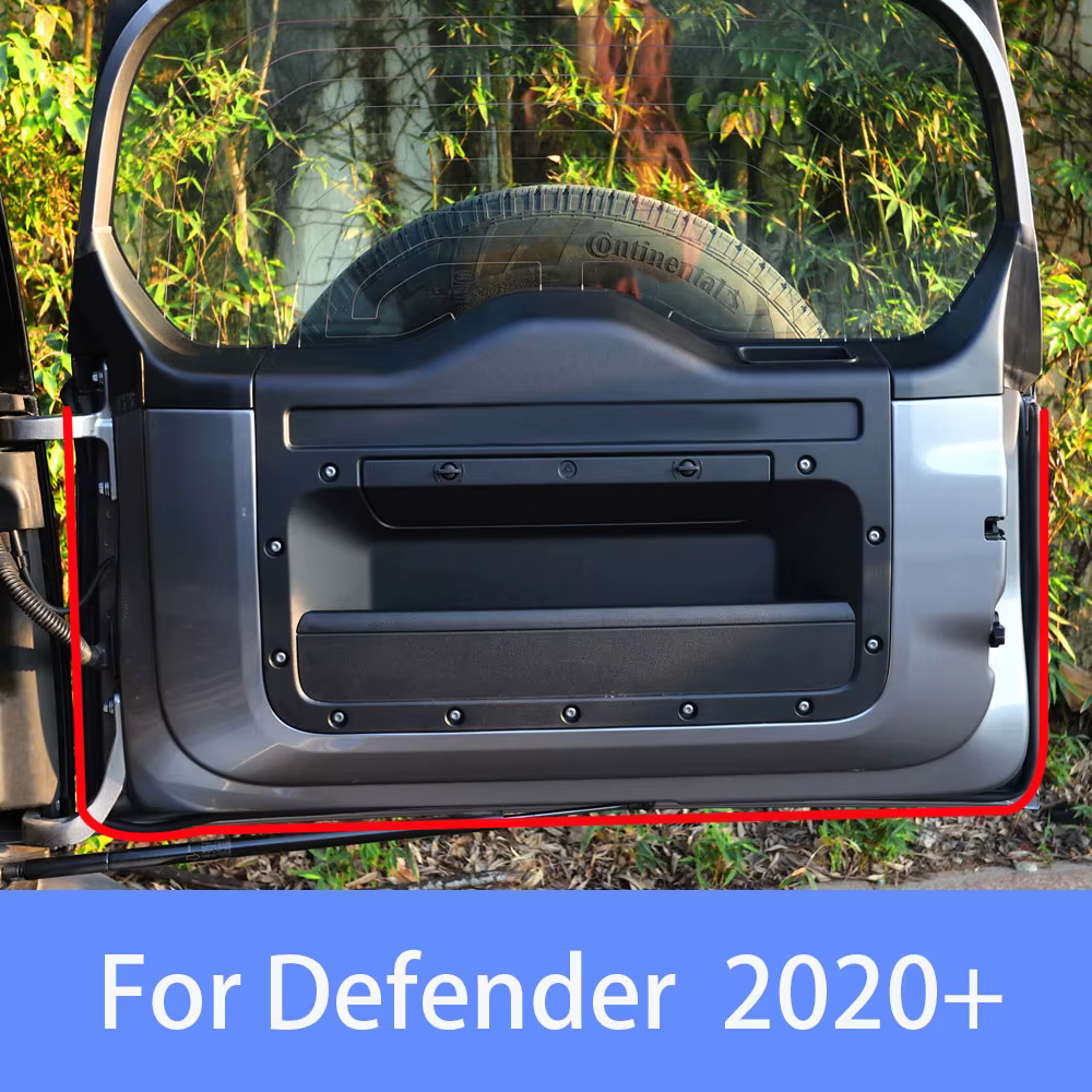 Bandes d'isolation acoustique pour portes Land Rover Defender 90 110 130, bandes d'étanchéité, réduction de la poussière et du bruit, décoration, modification