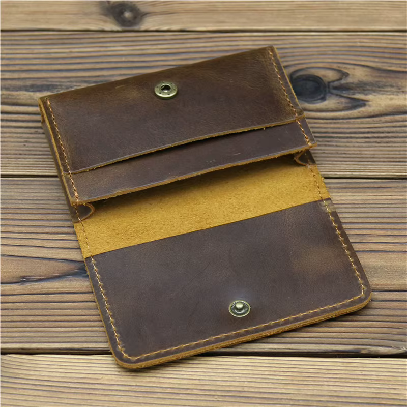 Porte-cartes de crédit vintage pour hommes