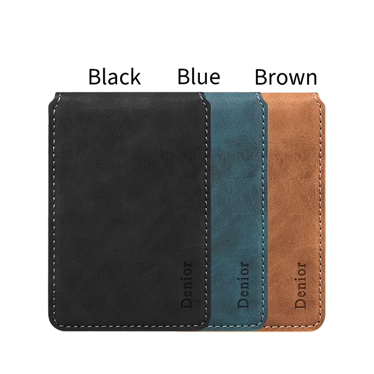 Porte-cartes en cuir pour hommes