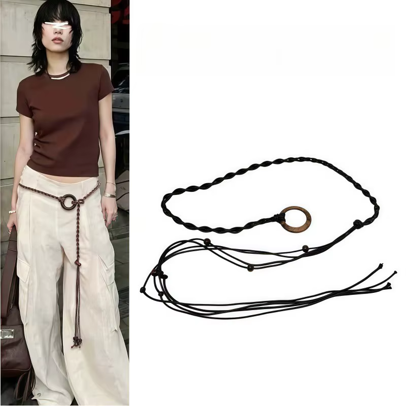 Ceinture à franges bohème rétro exquise et tendance