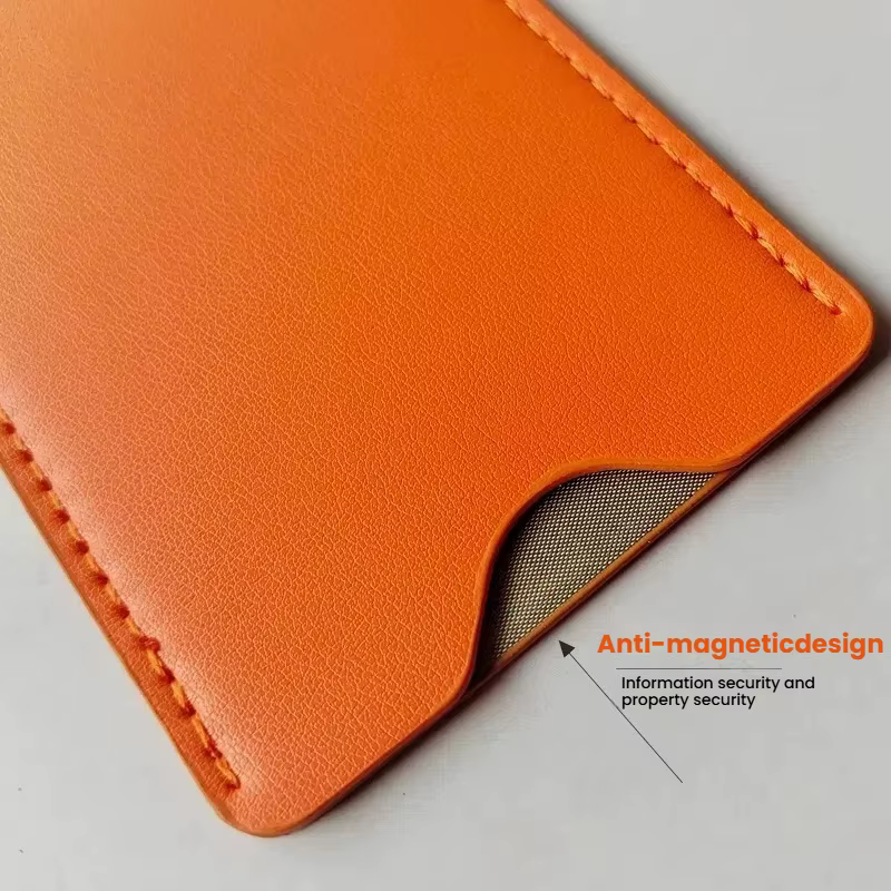Porte-carte antivol NFC en cuir PU de qualité supérieure