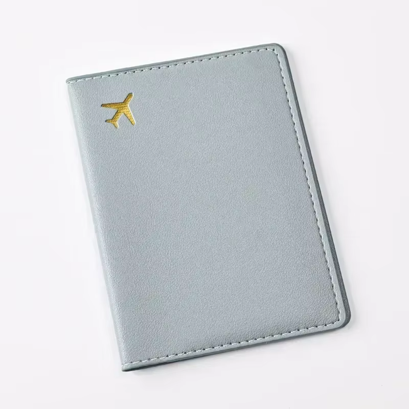 Porte-passeport de voyage en cuir PU pour hommes et femmes