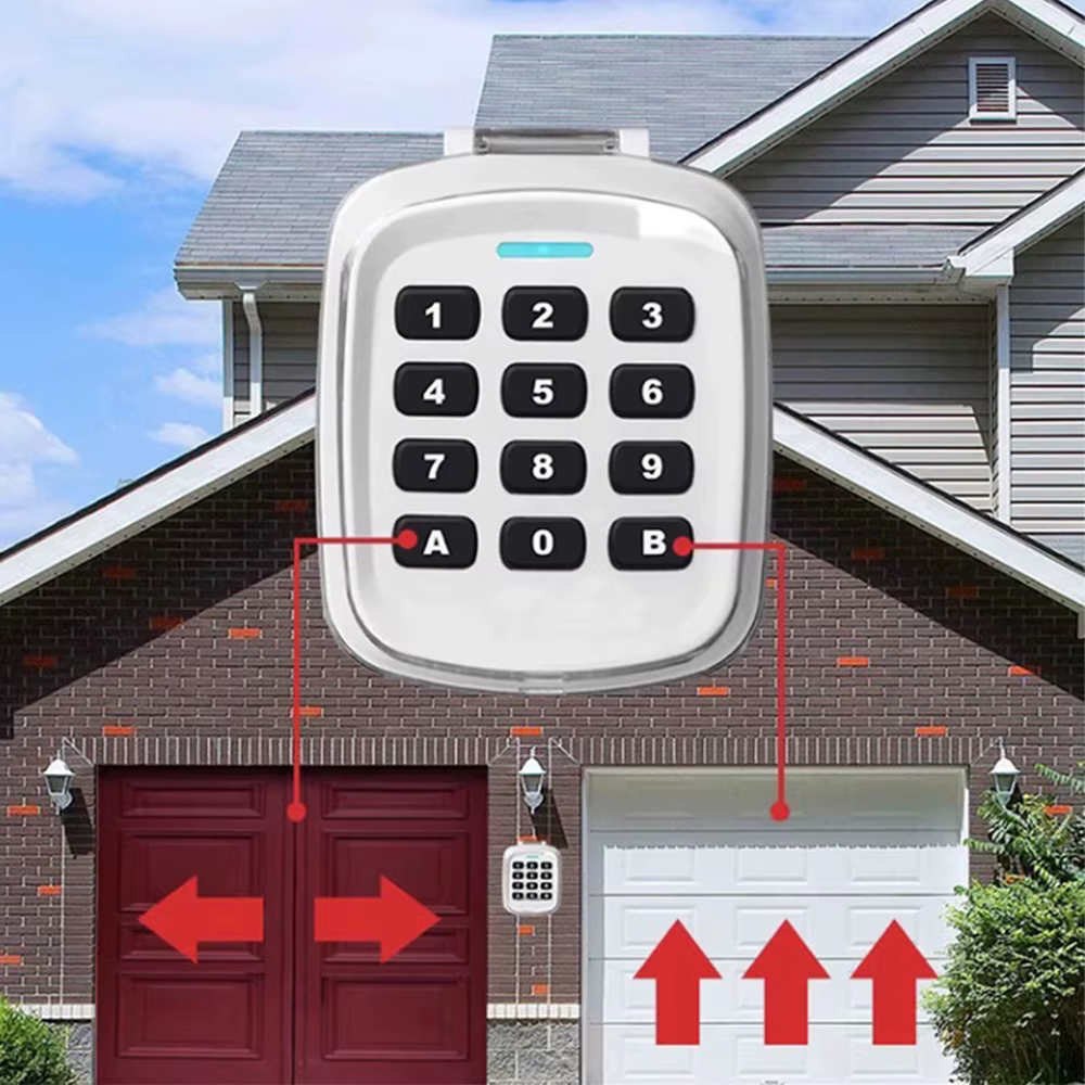 Multi-fréquence 280-868MHz 280-868MHz porte de Garage clé sans fil clavier Code télécommande ouvre-porte