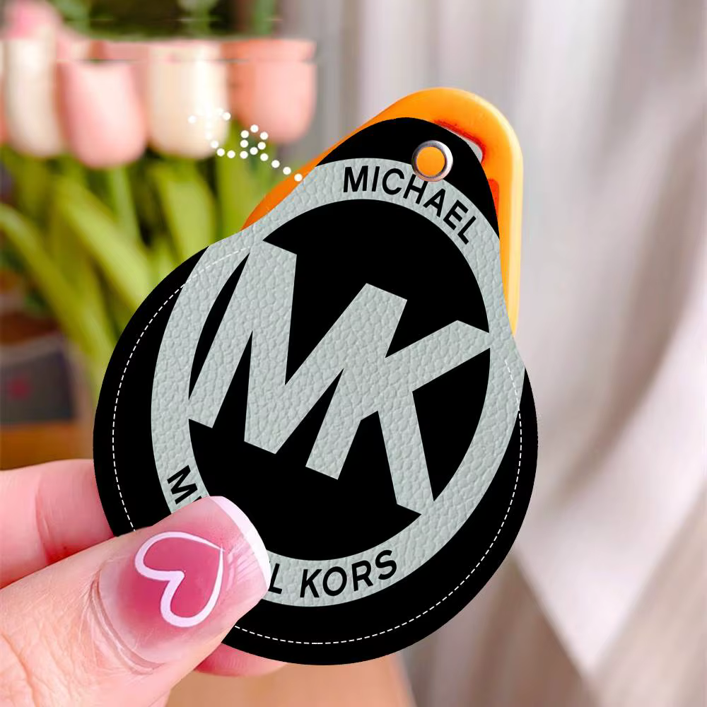 M-Michaels-Fashion-Kors 1 porte-cartes en cuir avec porte-clés en forme de goutte d'eau