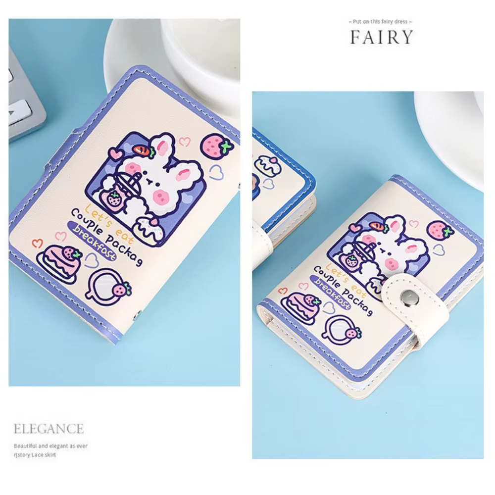Porte-cartes de visite Portable en PU