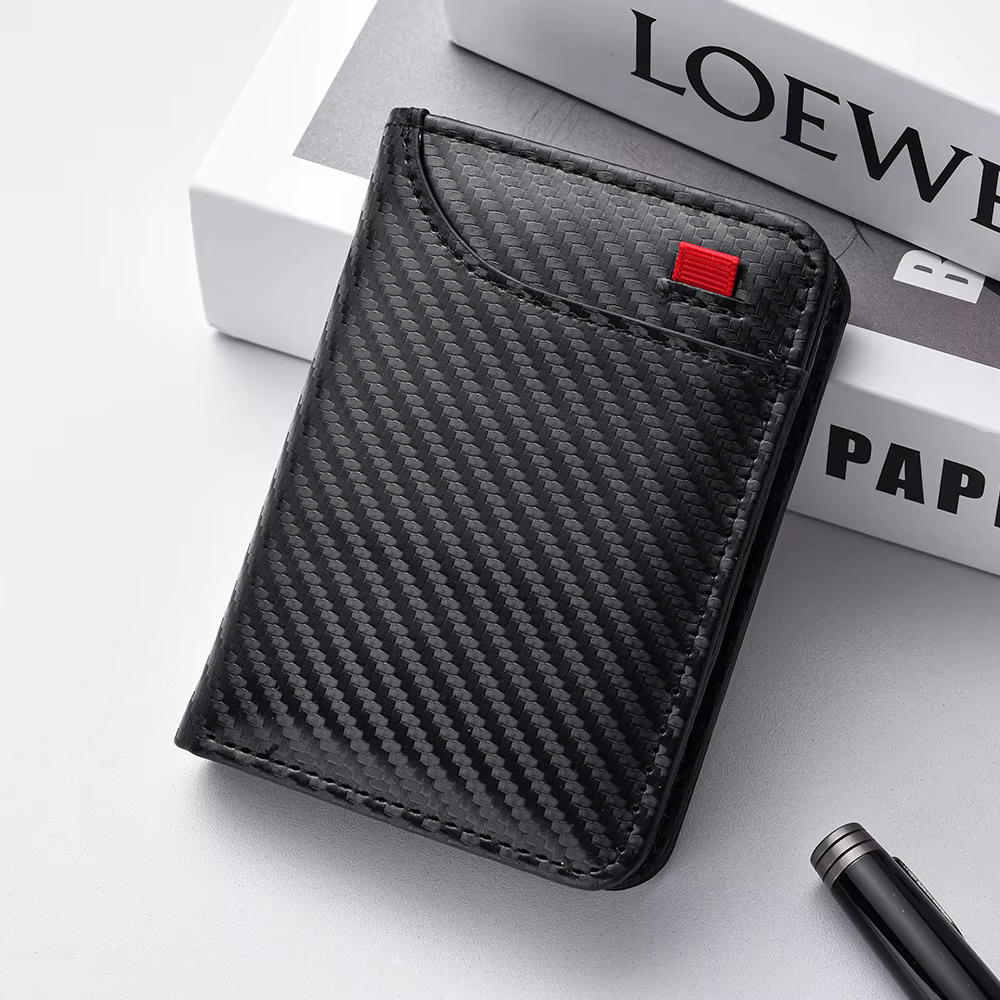 Portefeuille Vertical multi-cartes pour hommes