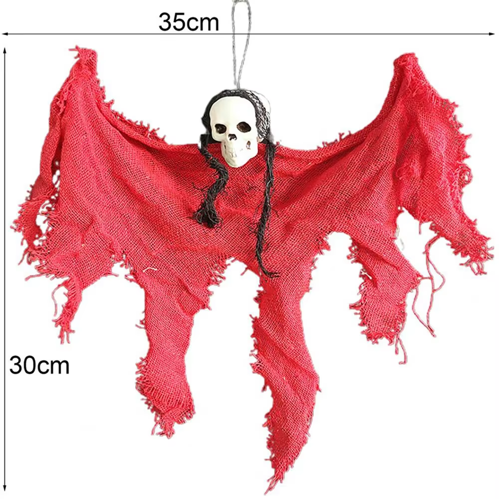 Mini Fantômes Zvisés pour Halloween, Décoration de Porte de Maison Hantée, Bar KTV, Horreur, Escales, Breloques, Face Everaks