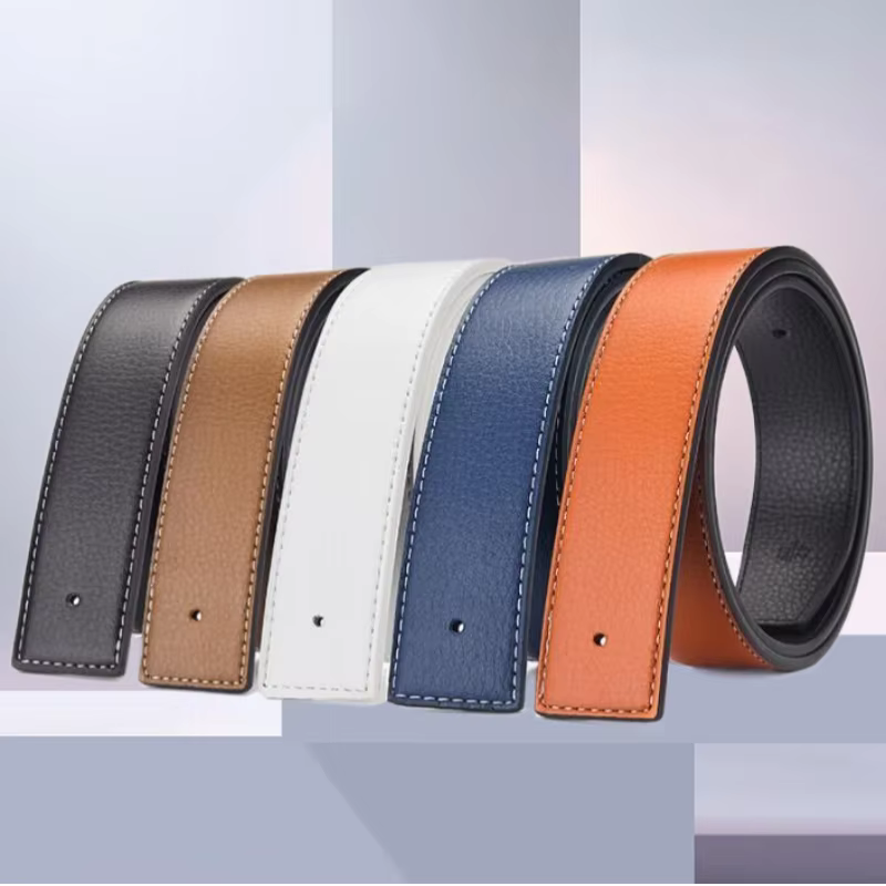 Nouvelle marque de luxe LIJIJIARU ceintures hommes haute qualité boucle ardillon mâle sangle en cuir véritable Ceinture
