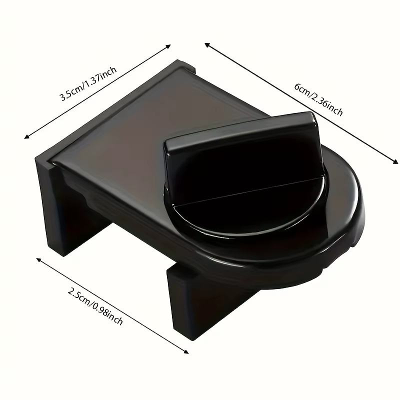 Loquet de sécurité bidirectionnel en alliage d'aluminium pour portes et fenêtres coulissantes, anti-effraction, anti-pincement, protection enfant et animal domestique