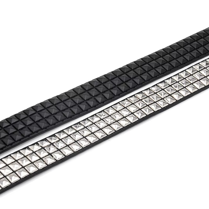 Pyramide mode Rivet ceinture hommes et femmes clouté