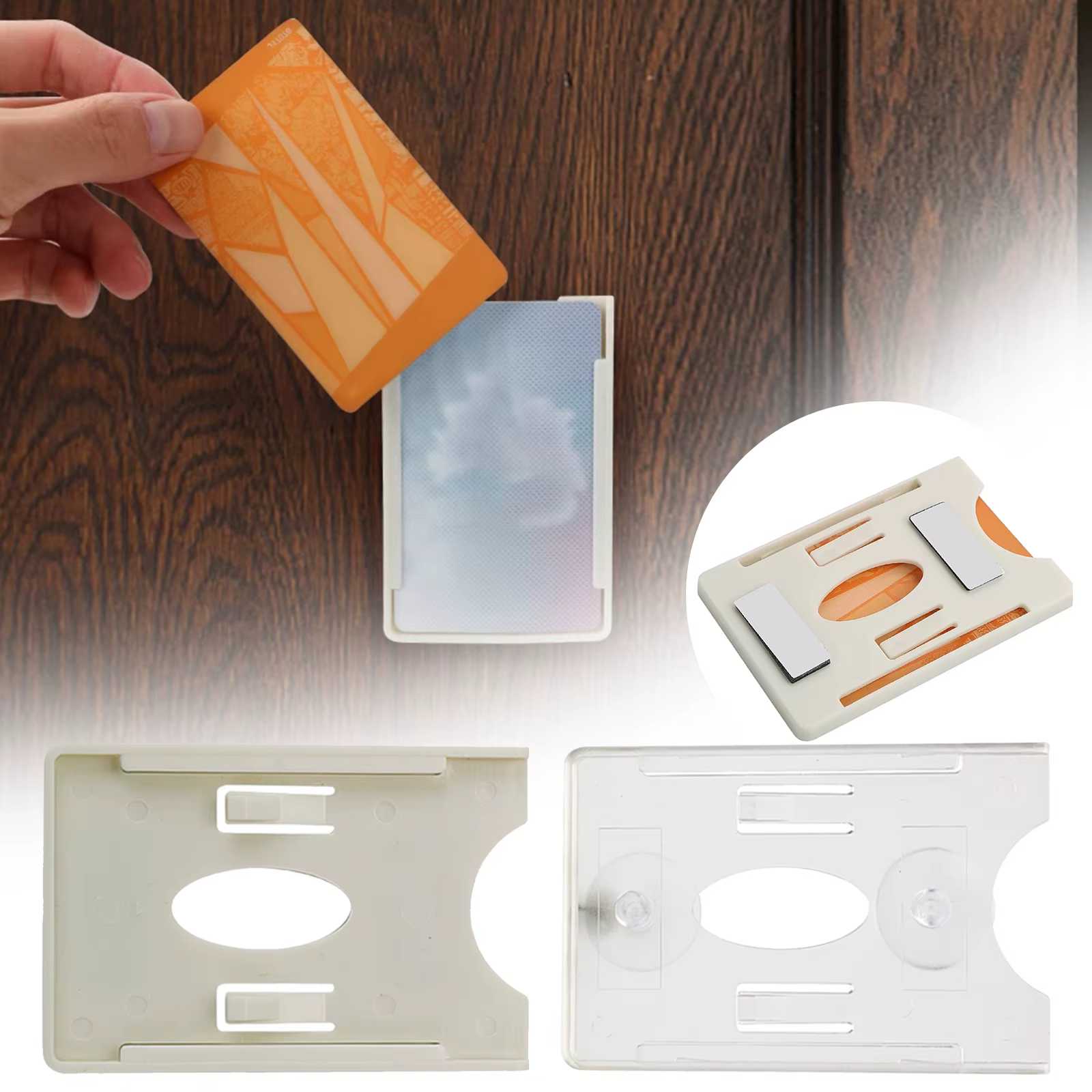 Porte-cartes à ventouse pour pare-brise