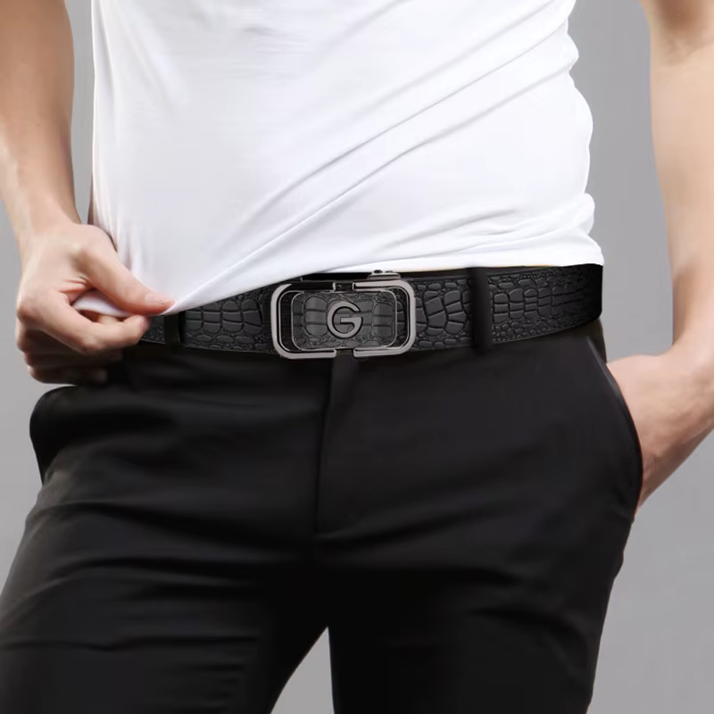 Ceinture pour hommes 3.3 sans dents sans trous sans carte