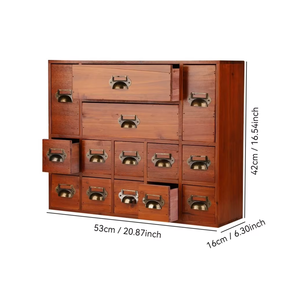 Bureau d'entrée en bois, type tiroir, rangement de clés d'entrée, décoration de salon, petite armoire à pharmacie, armoire anti-poussière