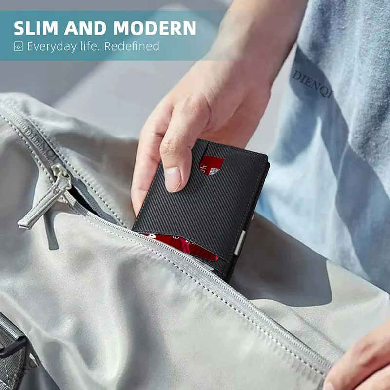 Porte-cartes de crédit Rfid pour homme