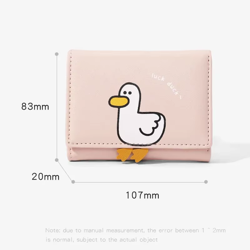 Portefeuille en cuir PU pour femme