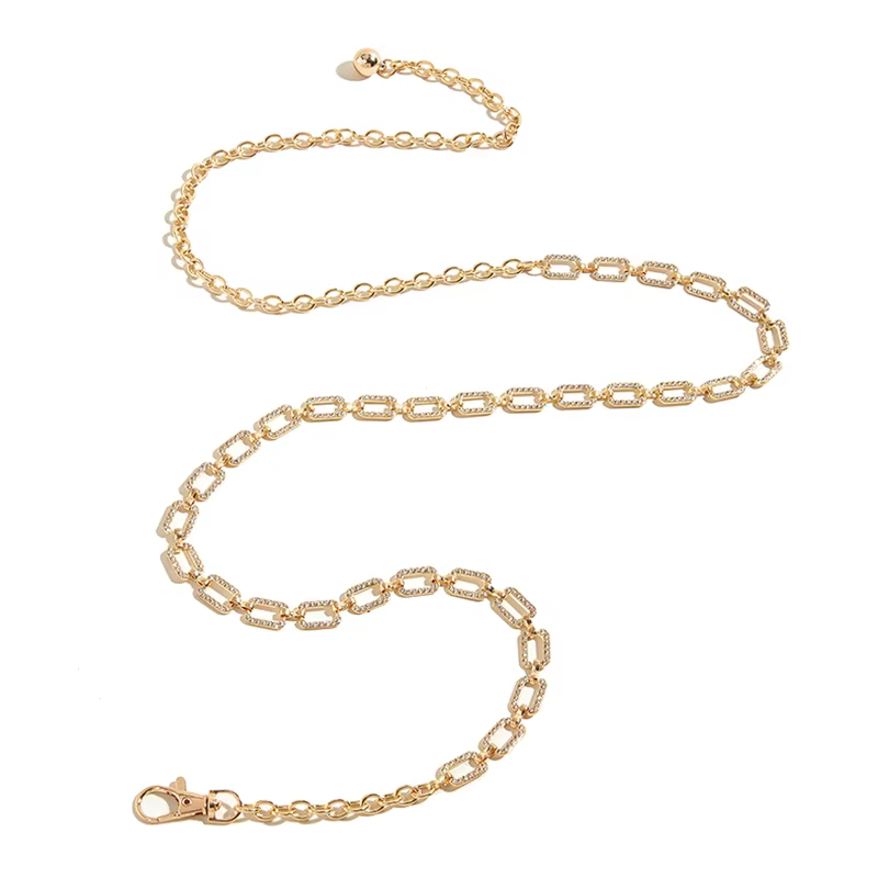 Ceinture tendance pour femme avec strass