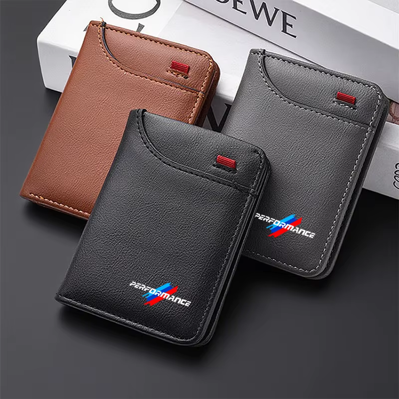 Portefeuille en cuir pour hommes