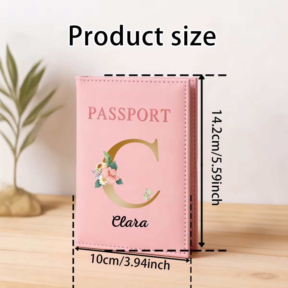Porte-passeport personnalisé pour les voyages